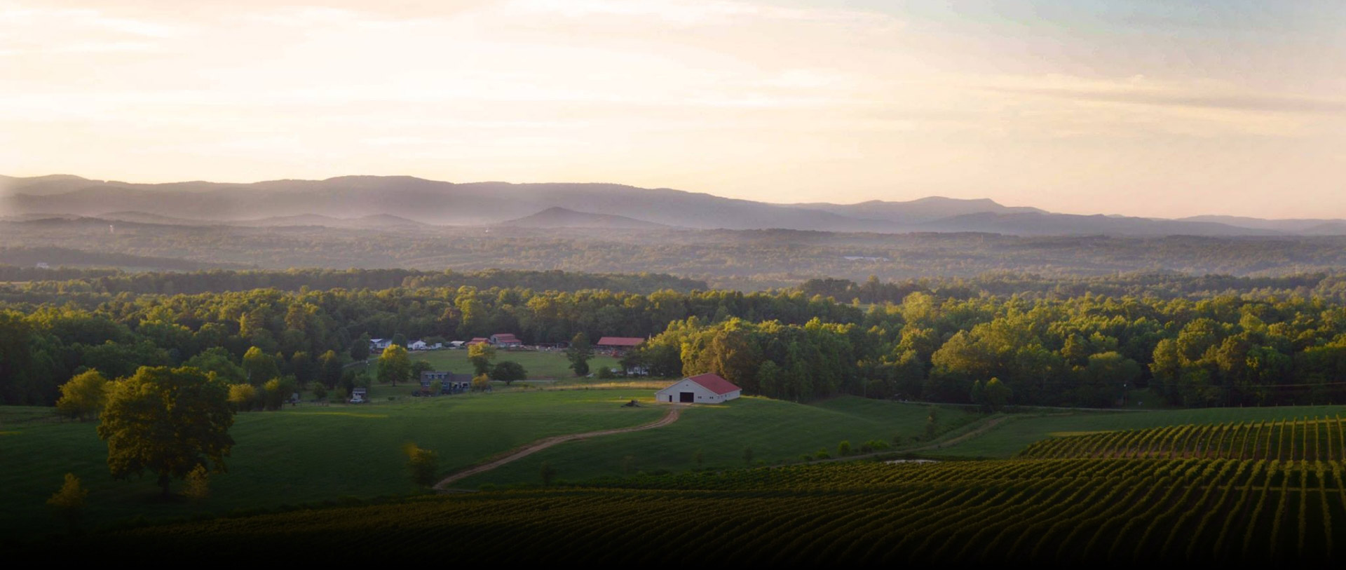 sky with mountains trees and farm wilkes county sky with mountains trees and farm wilkes county